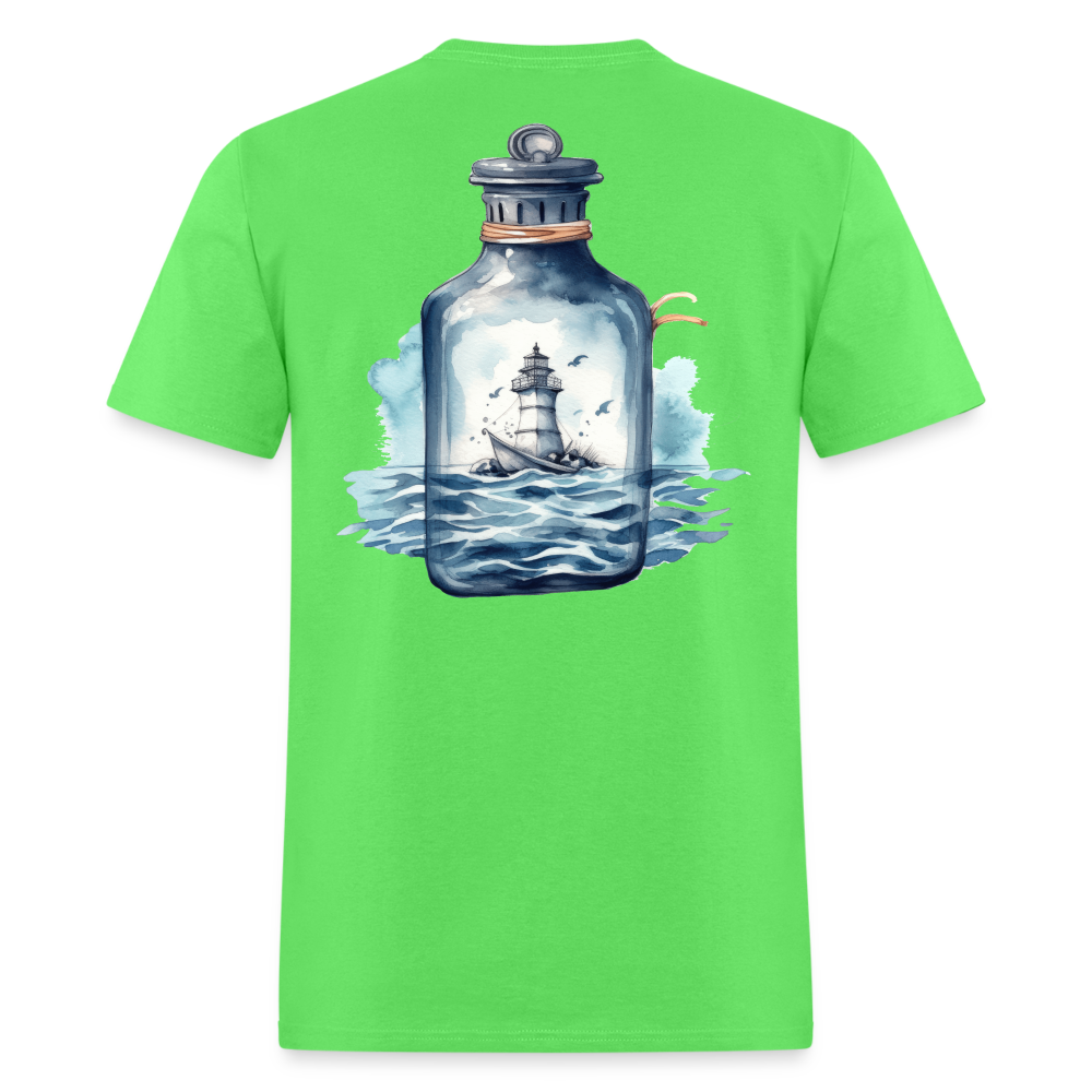 Lighthouse Bottle Tee! - kiwi