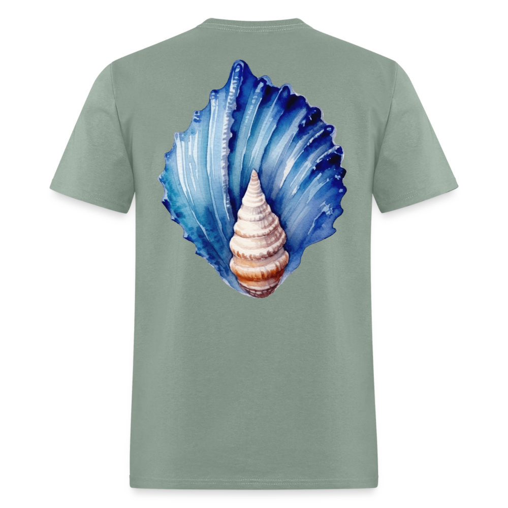 Seashell Tee! - sage