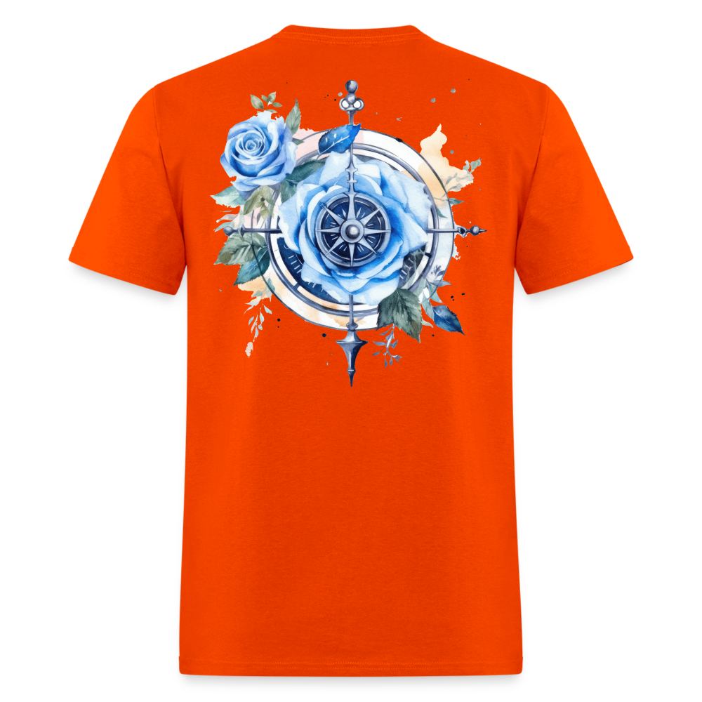 Rose Compass Tee! - orange