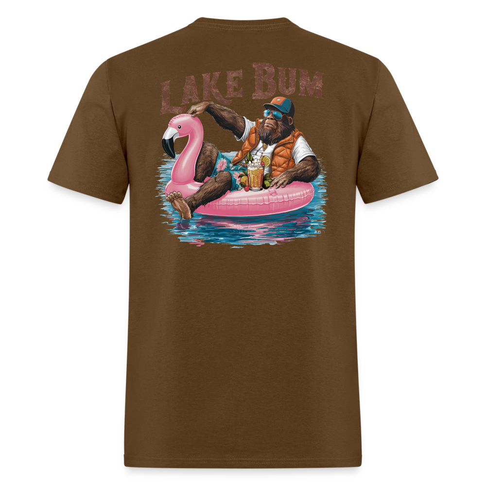 Lake Bum Tee! - brown