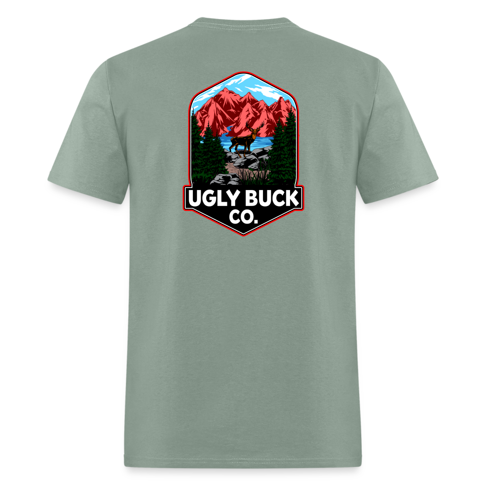 UBC Mountain Badge Tee! - sage