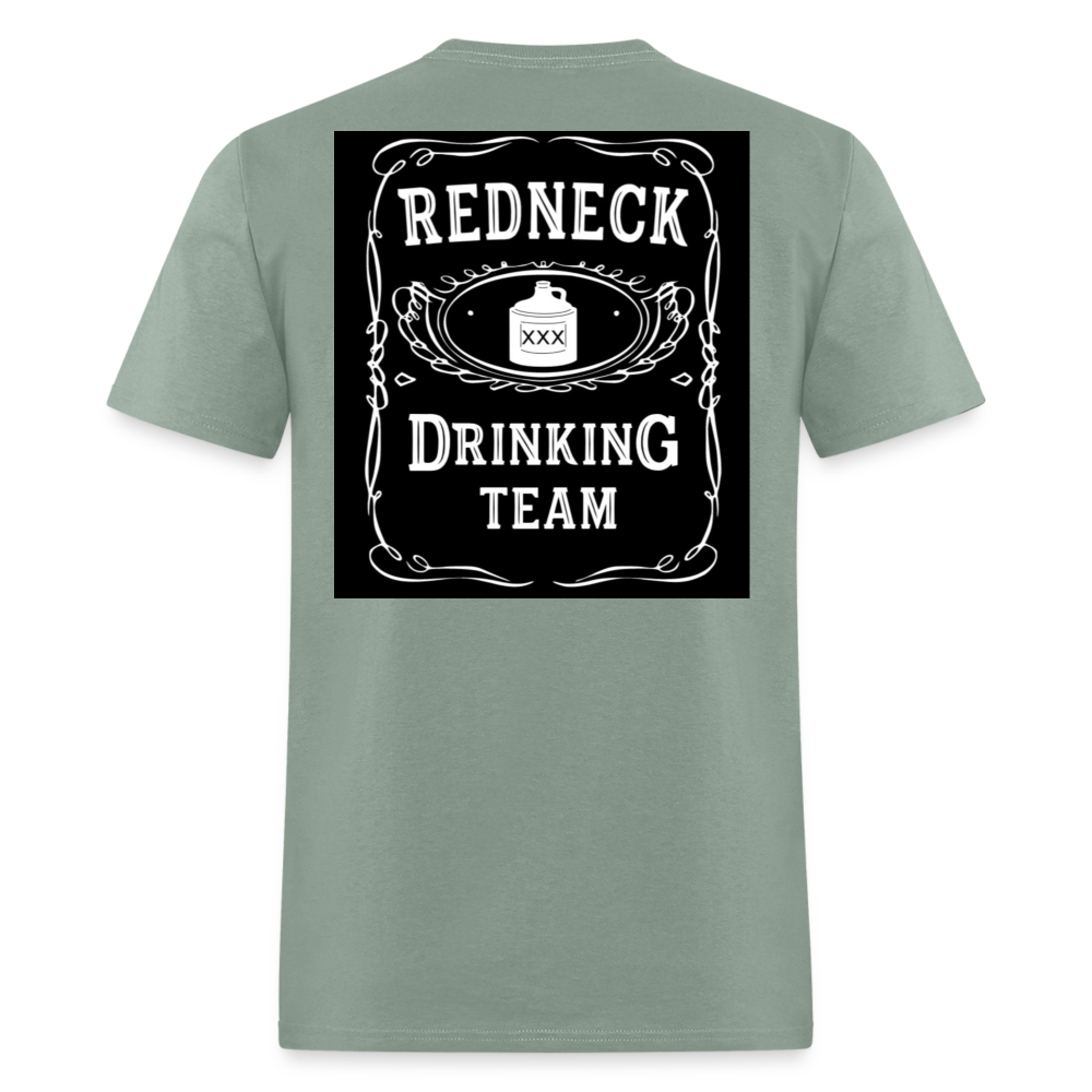 Redneck Drinking Team Tee! - sage