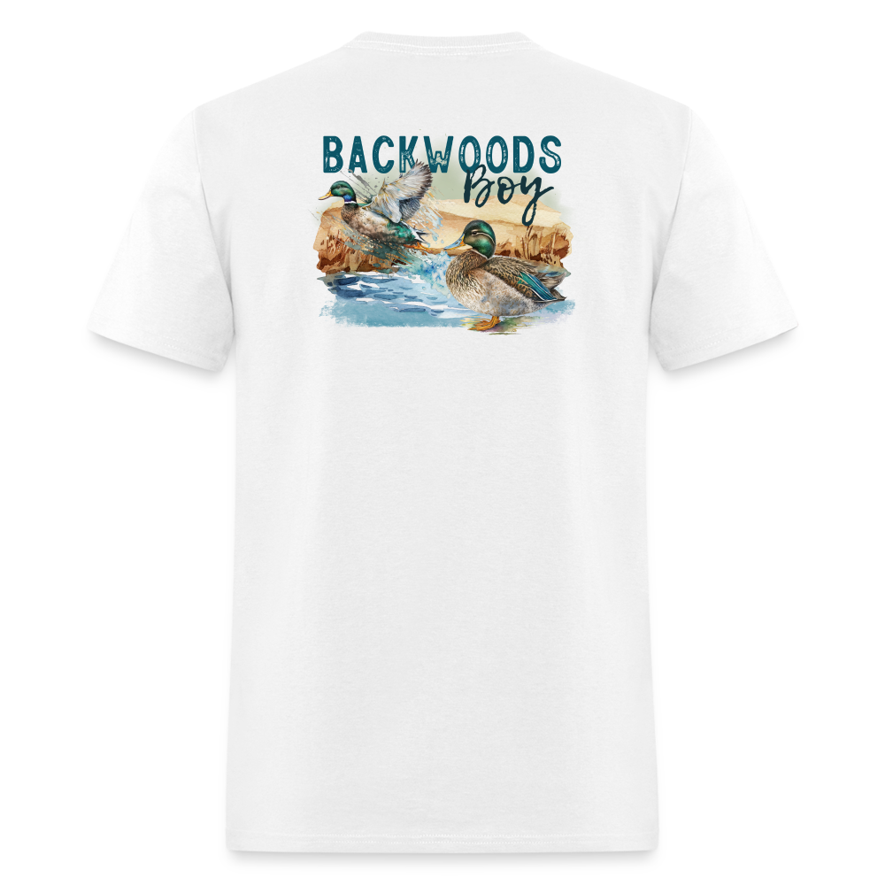 Backwoods Boy Tee! - white