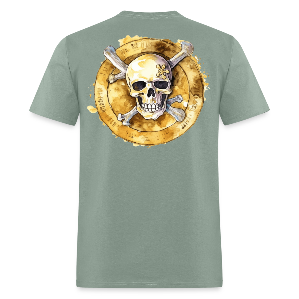 Gold Doubloon #2 Tee! - sage