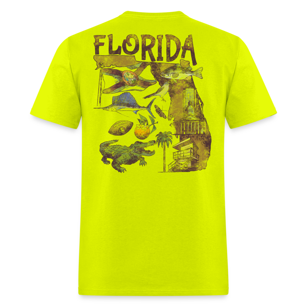 Florida Tee! - safety green