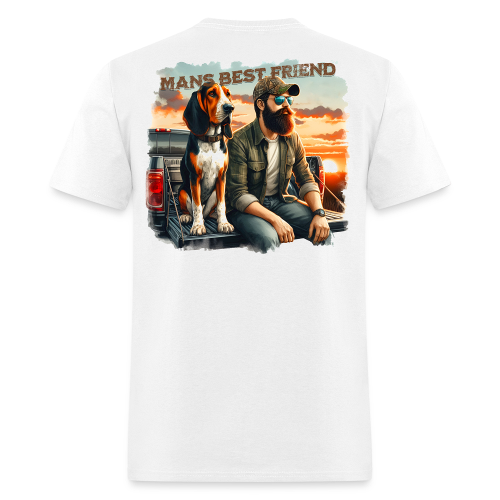 Man's BestFriend Tee! - white