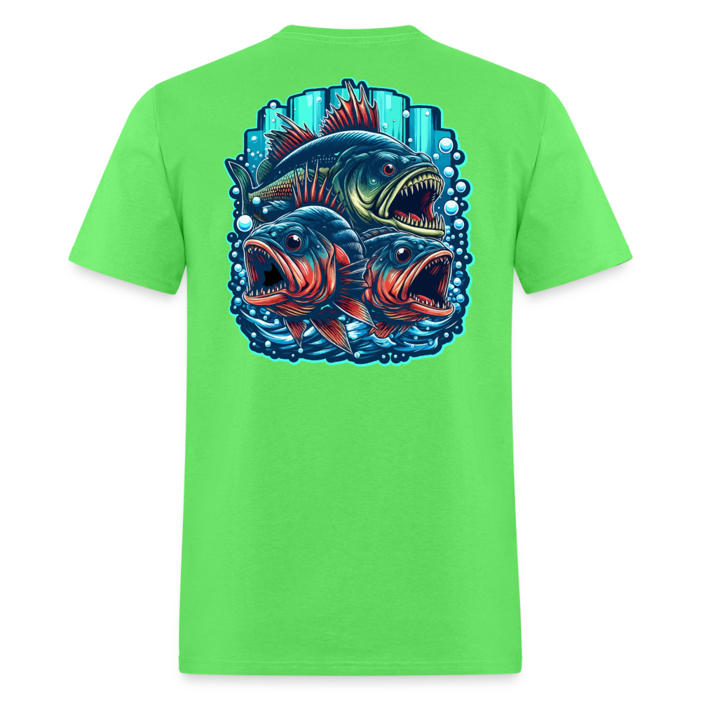 Fish Teeth Tee! - kiwi