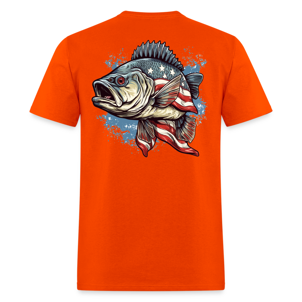 Patriotic Bass Tee! - orange