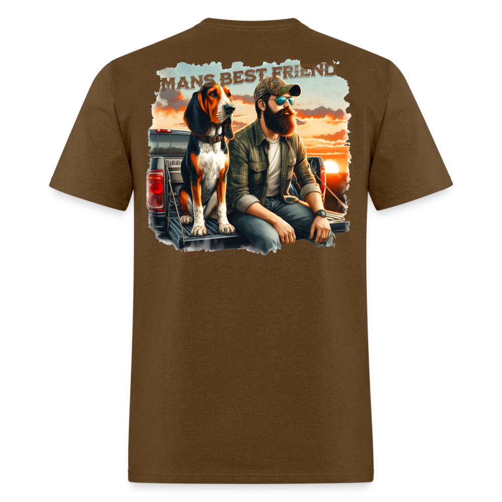 Man's BestFriend Tee! - brown