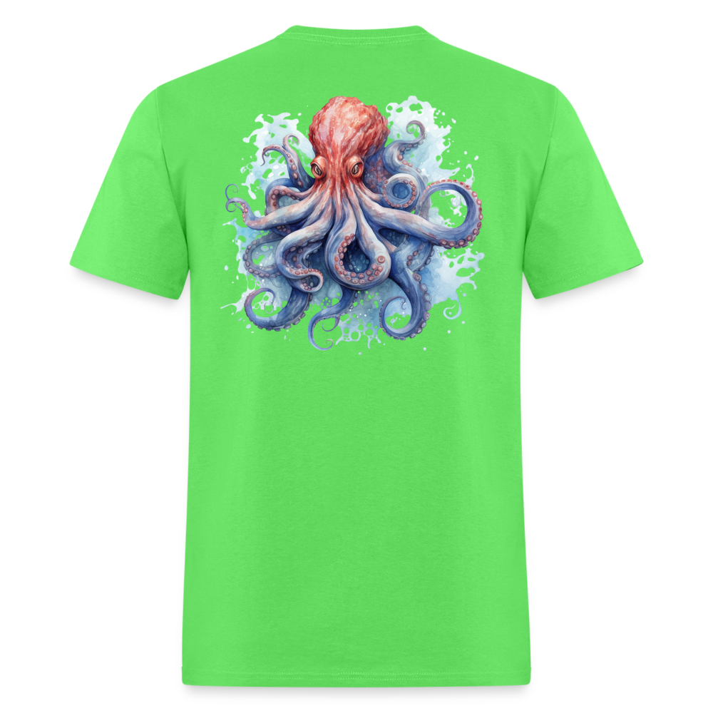 Octopus Tee! - kiwi