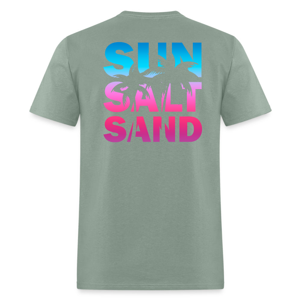 Sun Salt Sand Tee! - sage