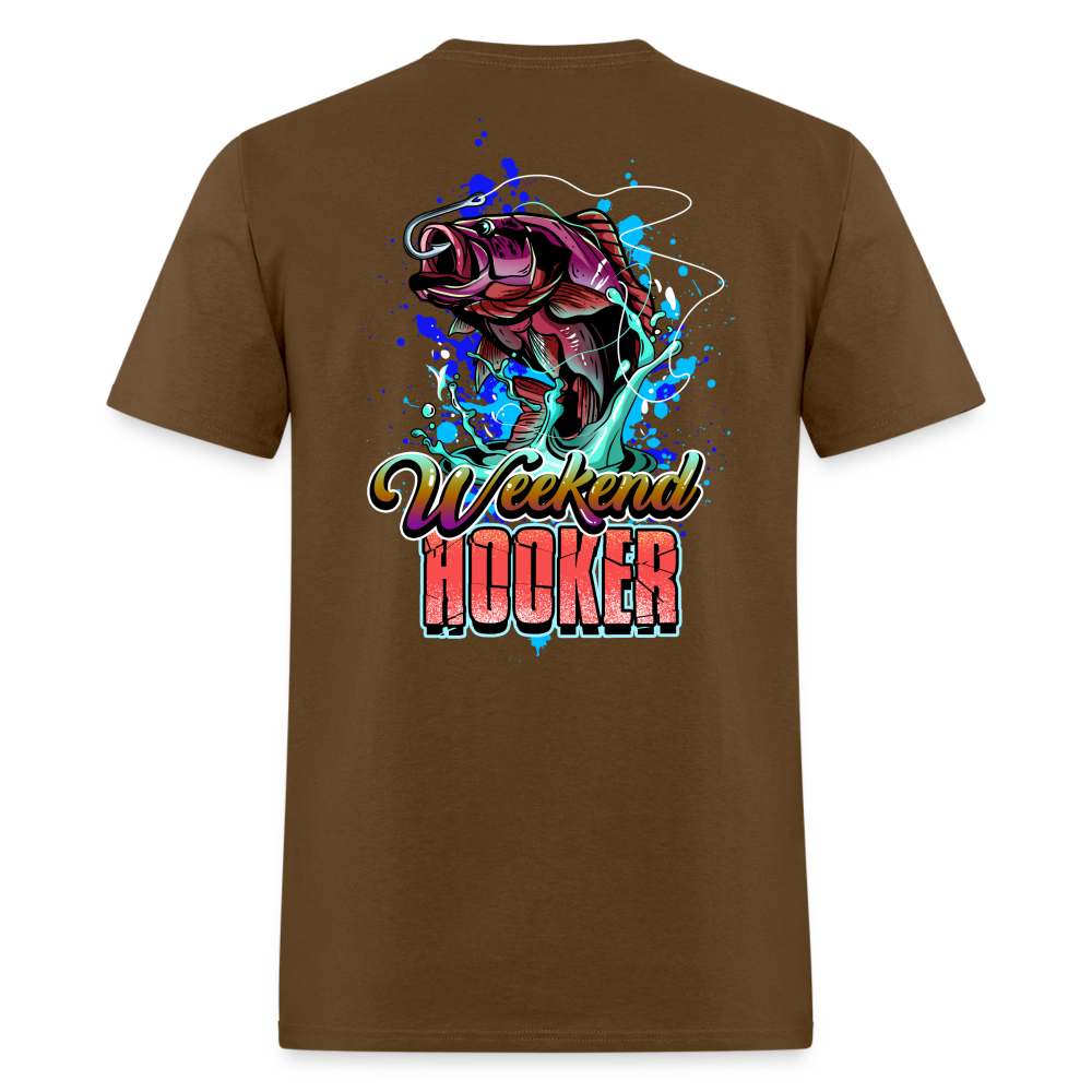 Weekend Hooker Tee! - brown