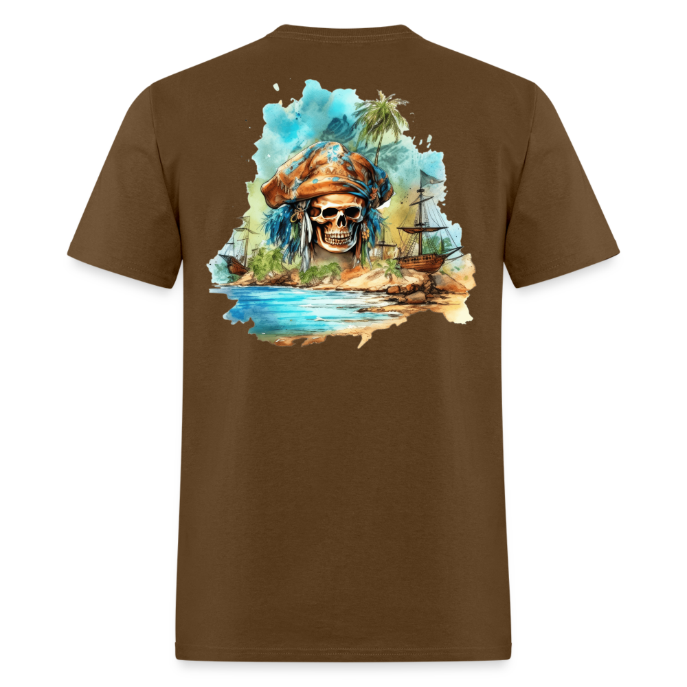 Pirate Cemetery Tee! - brown