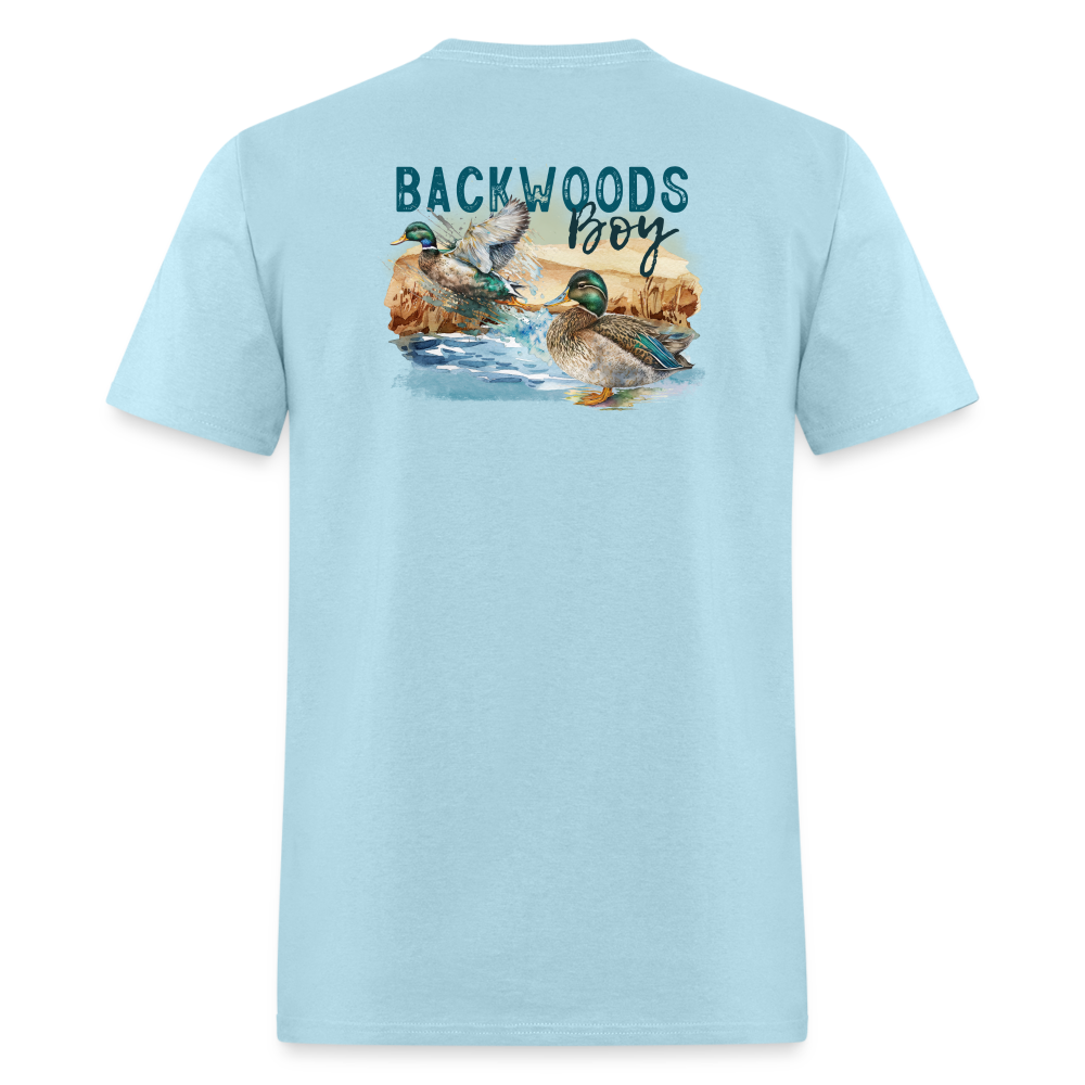 Backwoods Boy Tee! - powder blue